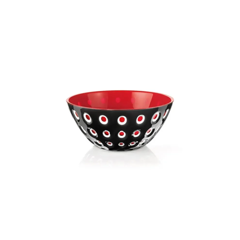 Guzzini Le Murrıne Salad Bowl, 25cm, Black Red