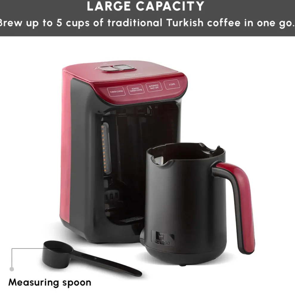 Hatır Köz Turkish Coffee Maker, 535W, Red