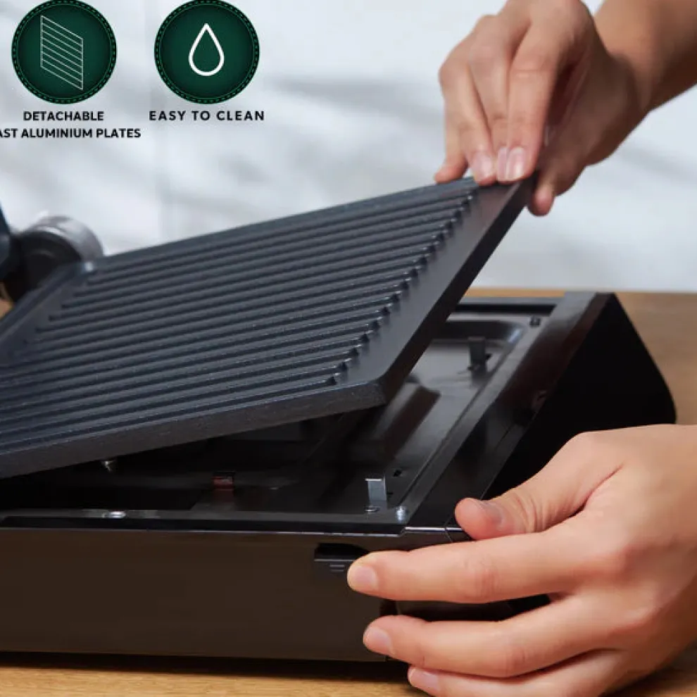 Homend X Grilliant Black 1343 Sandwich Toaster, 2000W