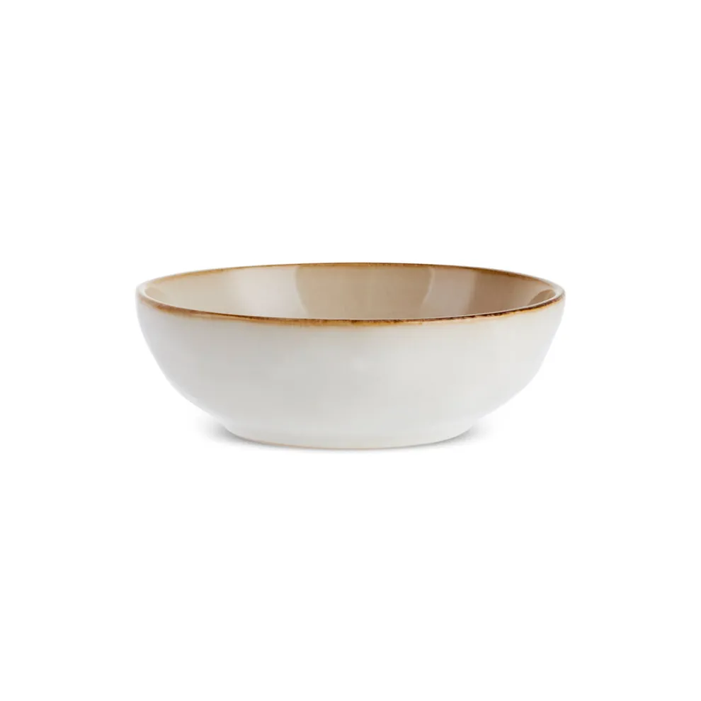 Karaca Aria Reactive Glaze Snack Bowl, 12cm, Beige