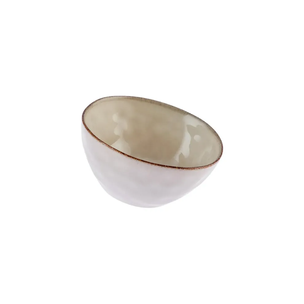 Karaca Aria Reactive Glaze CerealSoup Bowl, 16cm, Beige