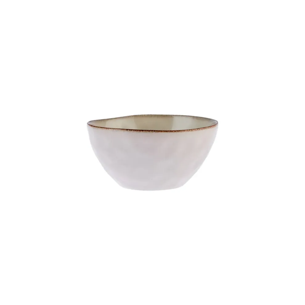 Karaca Aria Reactive Glaze CerealSoup Bowl, 16cm, Beige