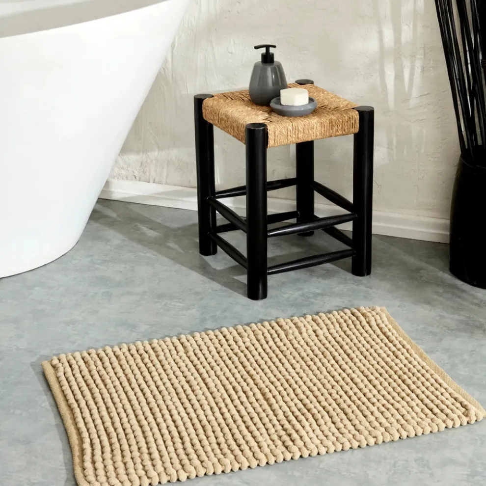 Karaca Bubbles Chenille Bath Mat, 50cmx80cm, Green