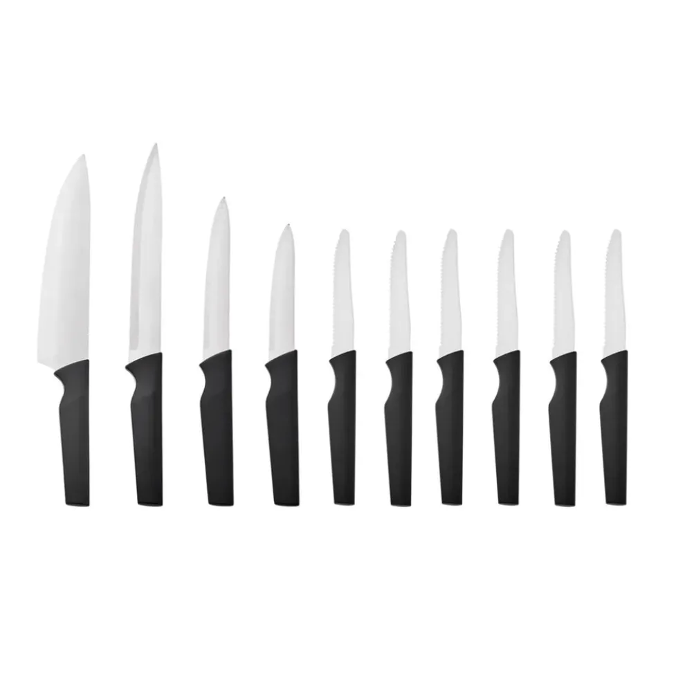Karaca Bundle 10 Piece Knife Set, Black