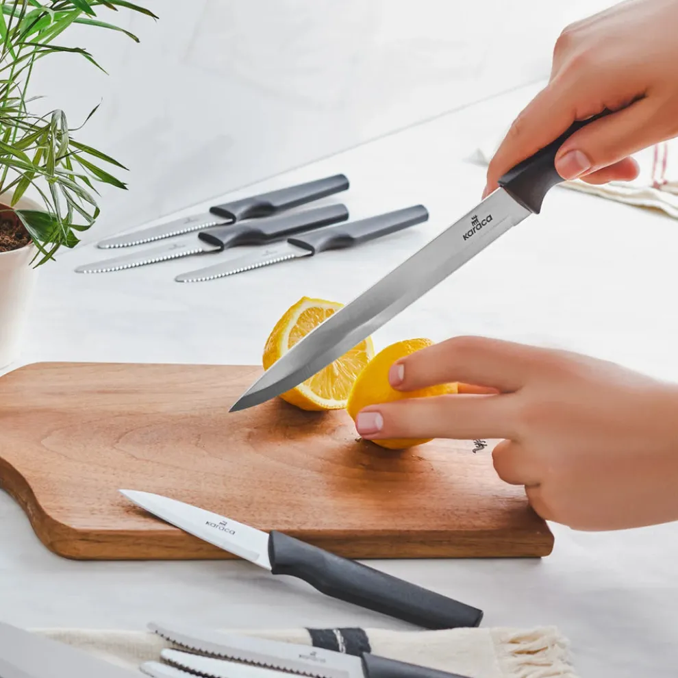 Karaca Bundle 10 Piece Knife Set, Black