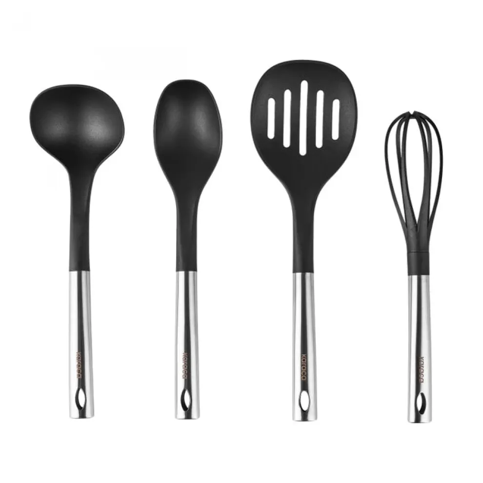 Karaca Elegant Luna 5-Piece Kitchen Utensil Set, Inox