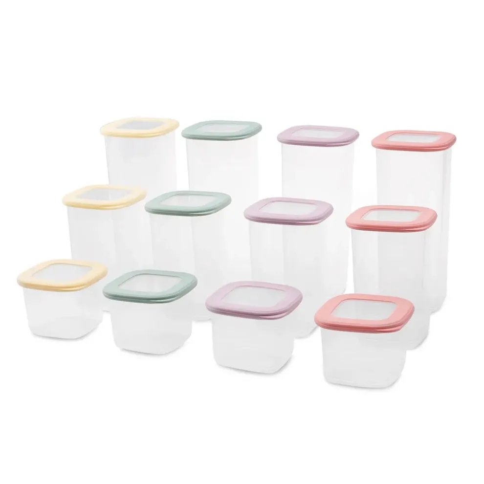 Karaca Forbs 12 Piece Storage Container, Multi