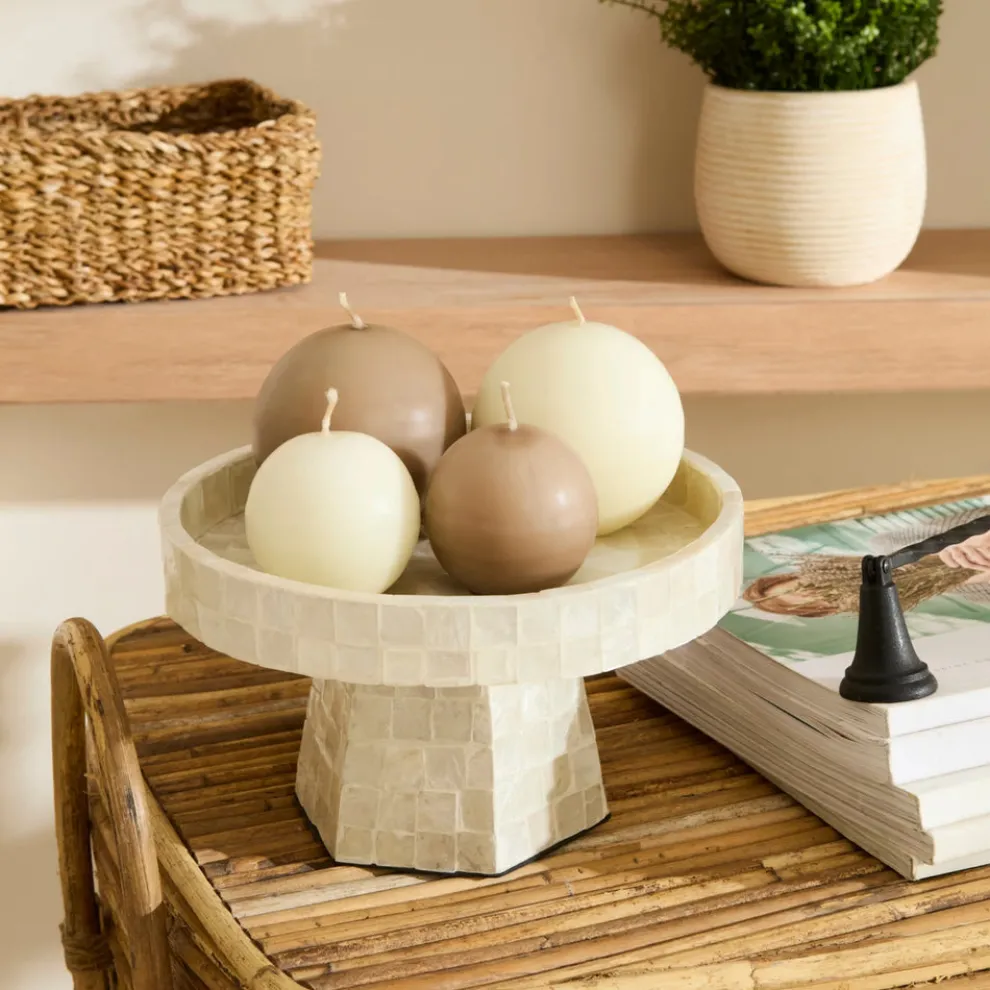 Karaca Home Carrie Decorative Plate, 22cm, White