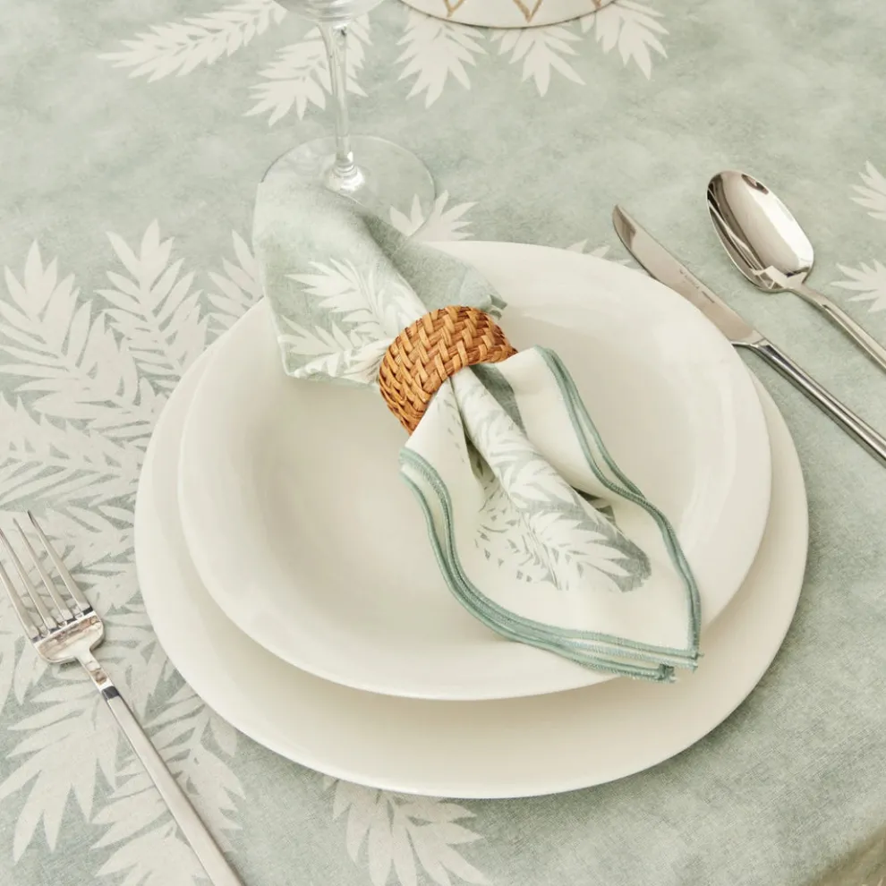 Karaca Home Juno 2-Piece Napkin, 40cmx40cm, Mint