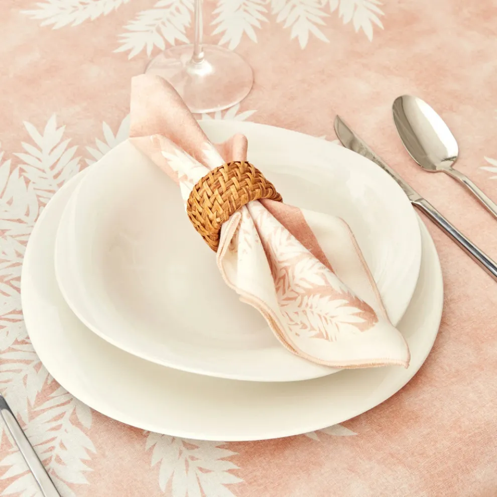 Karaca Home Juno 2-Piece Cotton Napkin, 40cmx40cm, Powder