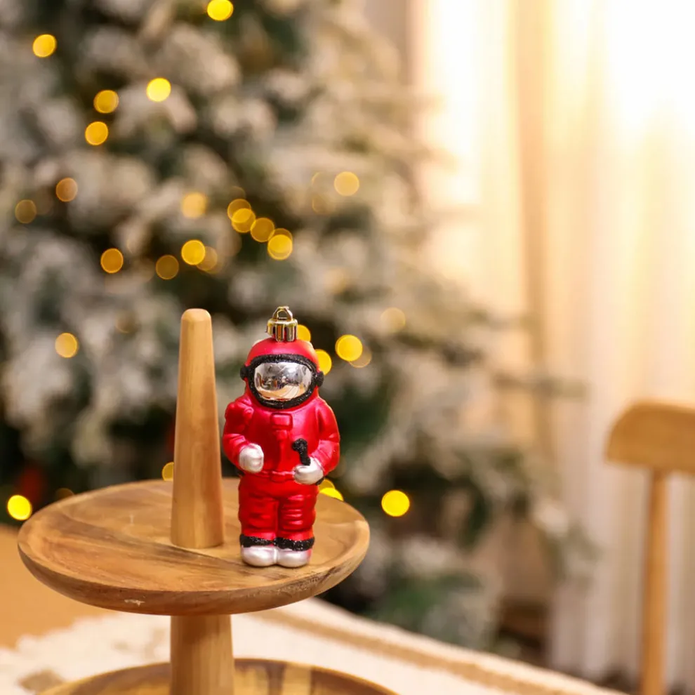 Karaca Home New Year Christmas Astronaut Tree Decoration, 10cm, Multi