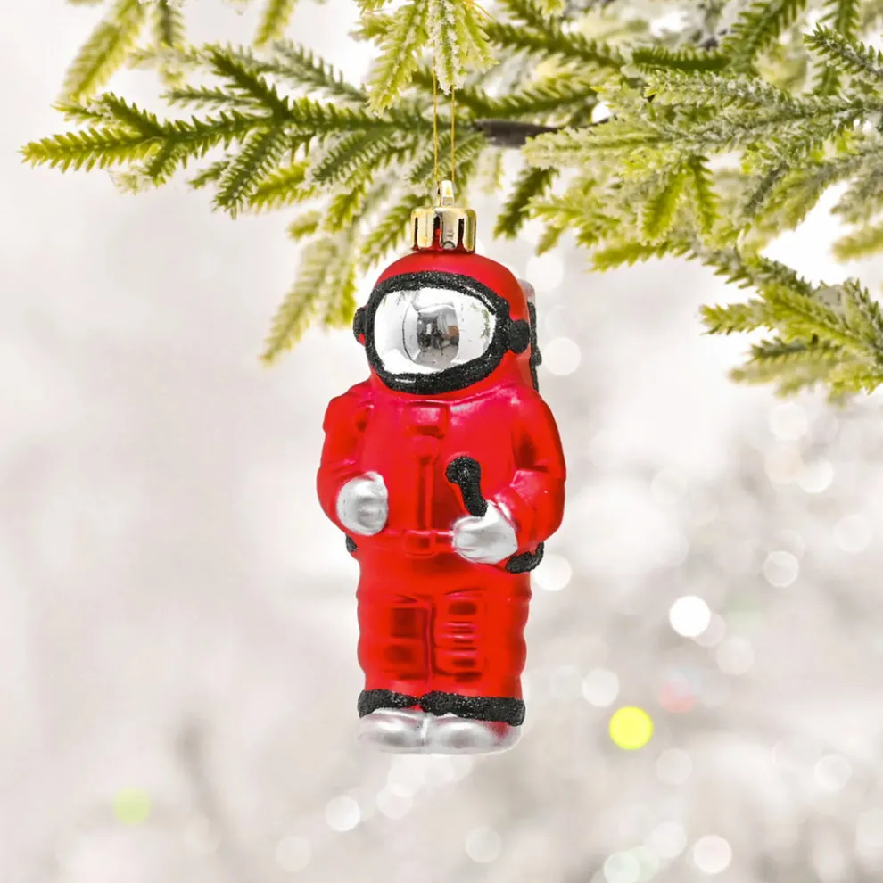 Karaca Home New Year Christmas Astronaut Tree Decoration, 10cm, Multi