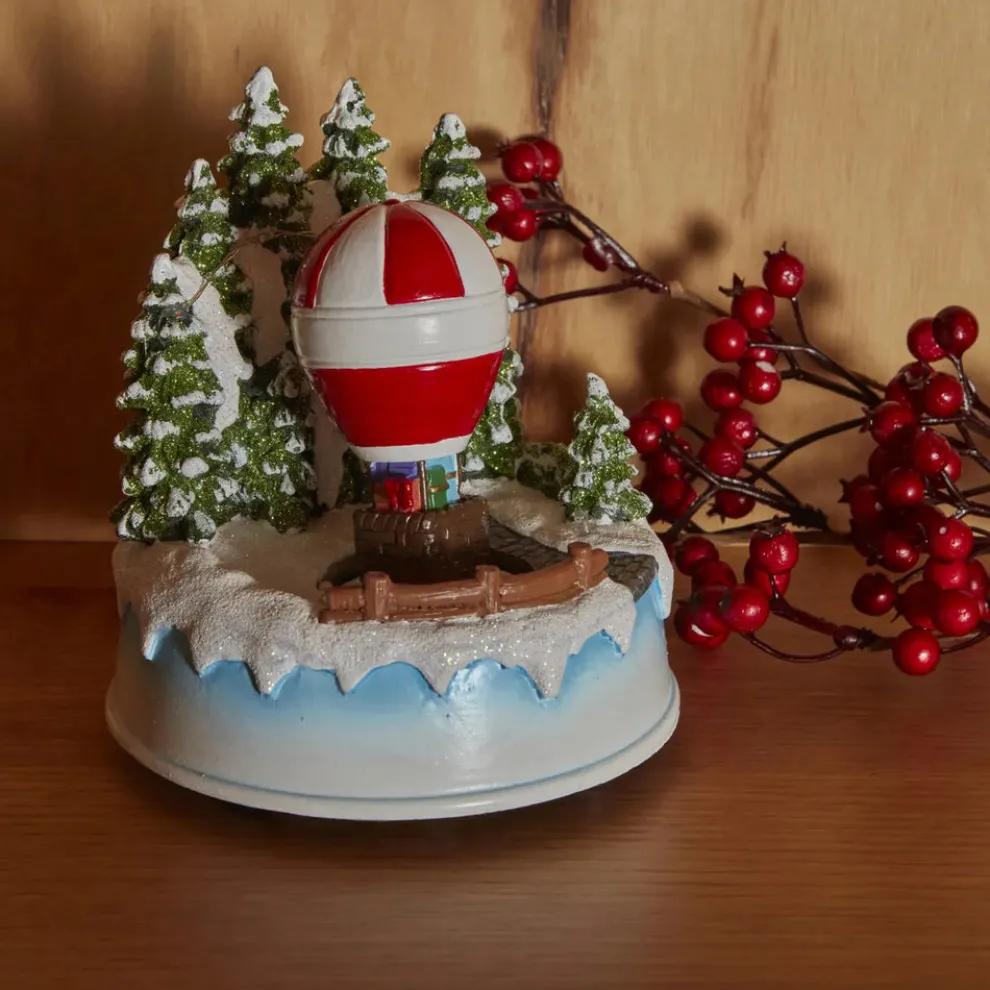 Karaca Home New Year Led Light Trinket, 13cmx13cmx15cm, Multi