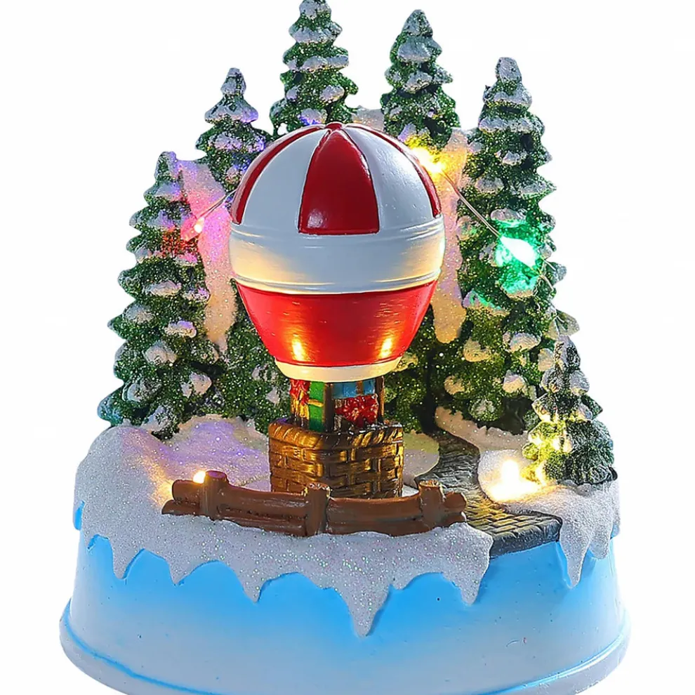 Karaca Home New Year Led Light Trinket, 13cmx13cmx15cm, Multi