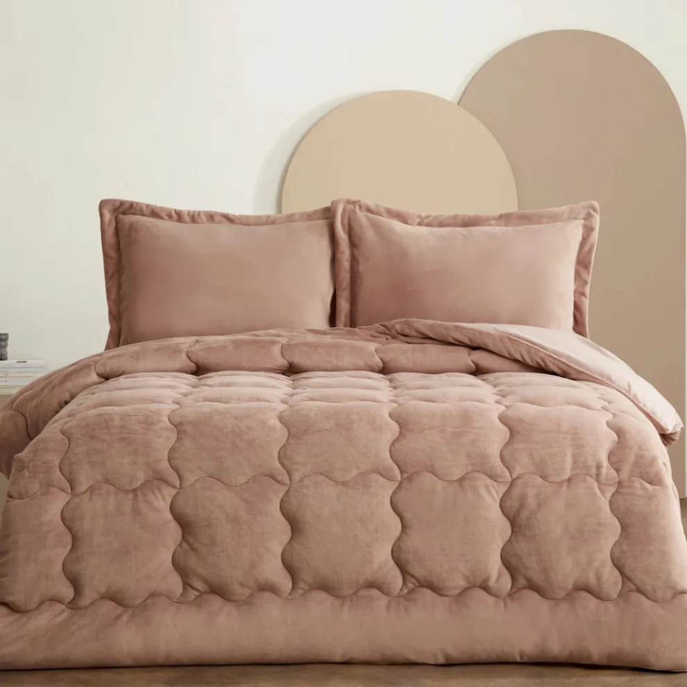 Karaca Home Viny Soft Dream Comfort Bedding Set Old, Double, Rose