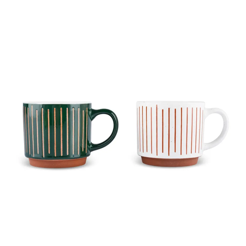 Karaca Lily 2-Piece Mug Set, 320 ml,Multi