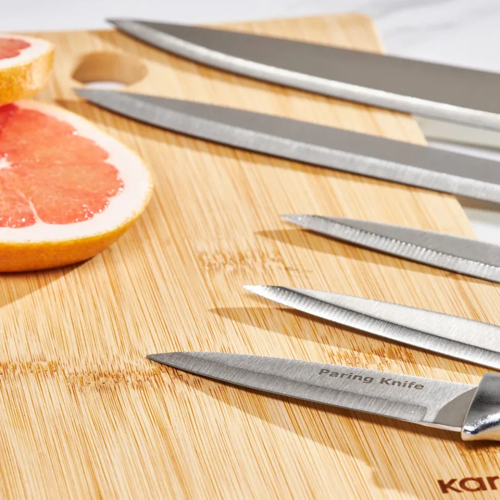 Karaca Mastermaid 6-Piece Knife Set, Rose Gold