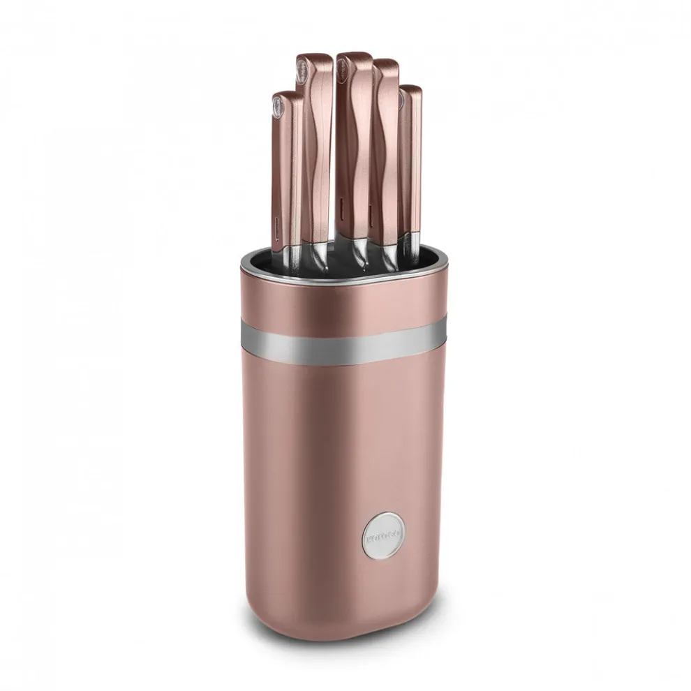 Karaca Mastermaid 6-Piece Knife Set, Rose Gold
