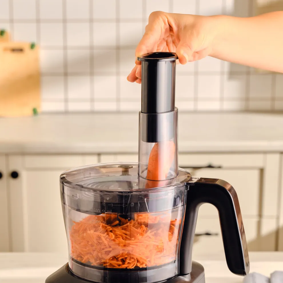 Karaca Mastermaid Power Multifunctional 11 in 1 Food Processor Set, 2500W, Black Silver