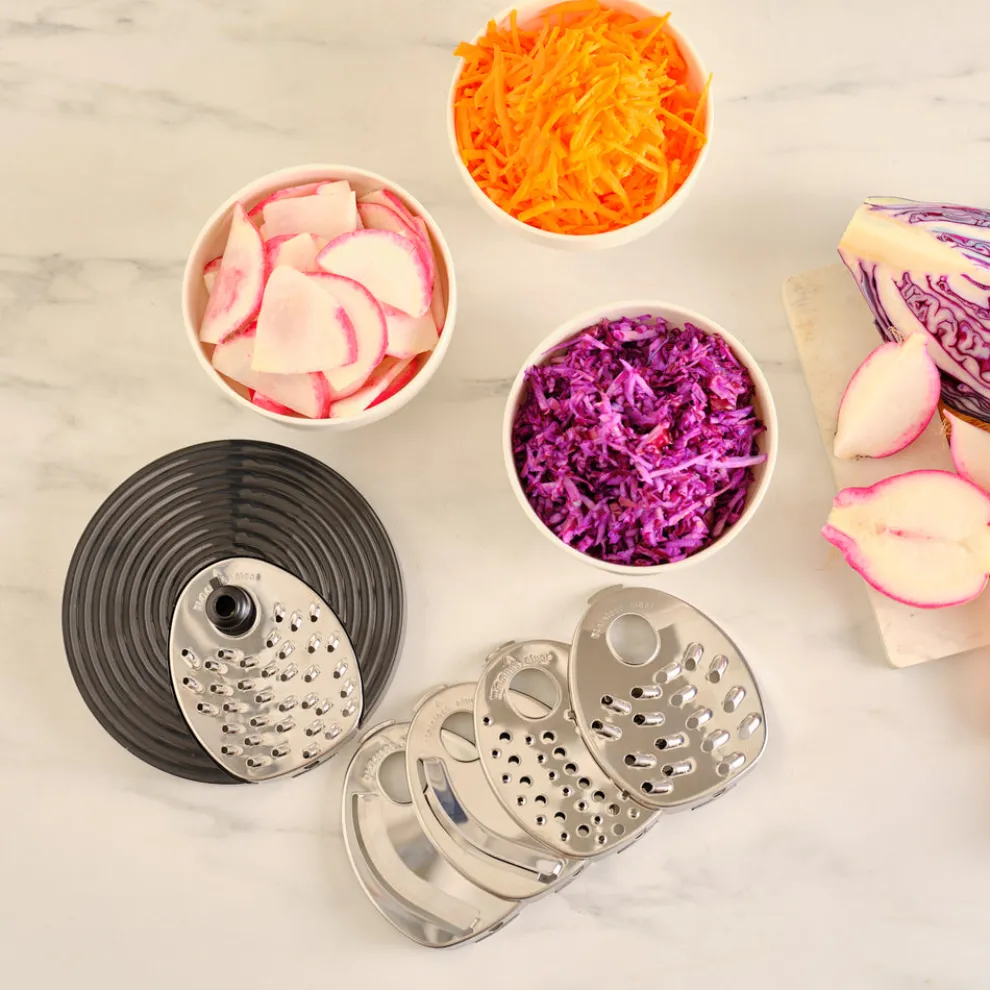 Karaca Mastermaid Power Multifunctional 11 in 1 Food Processor Set, 2500W, Black Silver