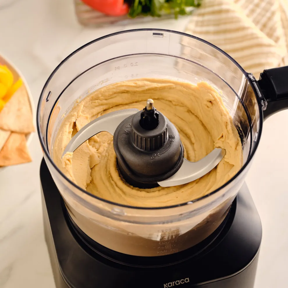 Karaca Mastermaid Power Multifunctional 11 in 1 Food Processor Set, 2500W, Black Silver