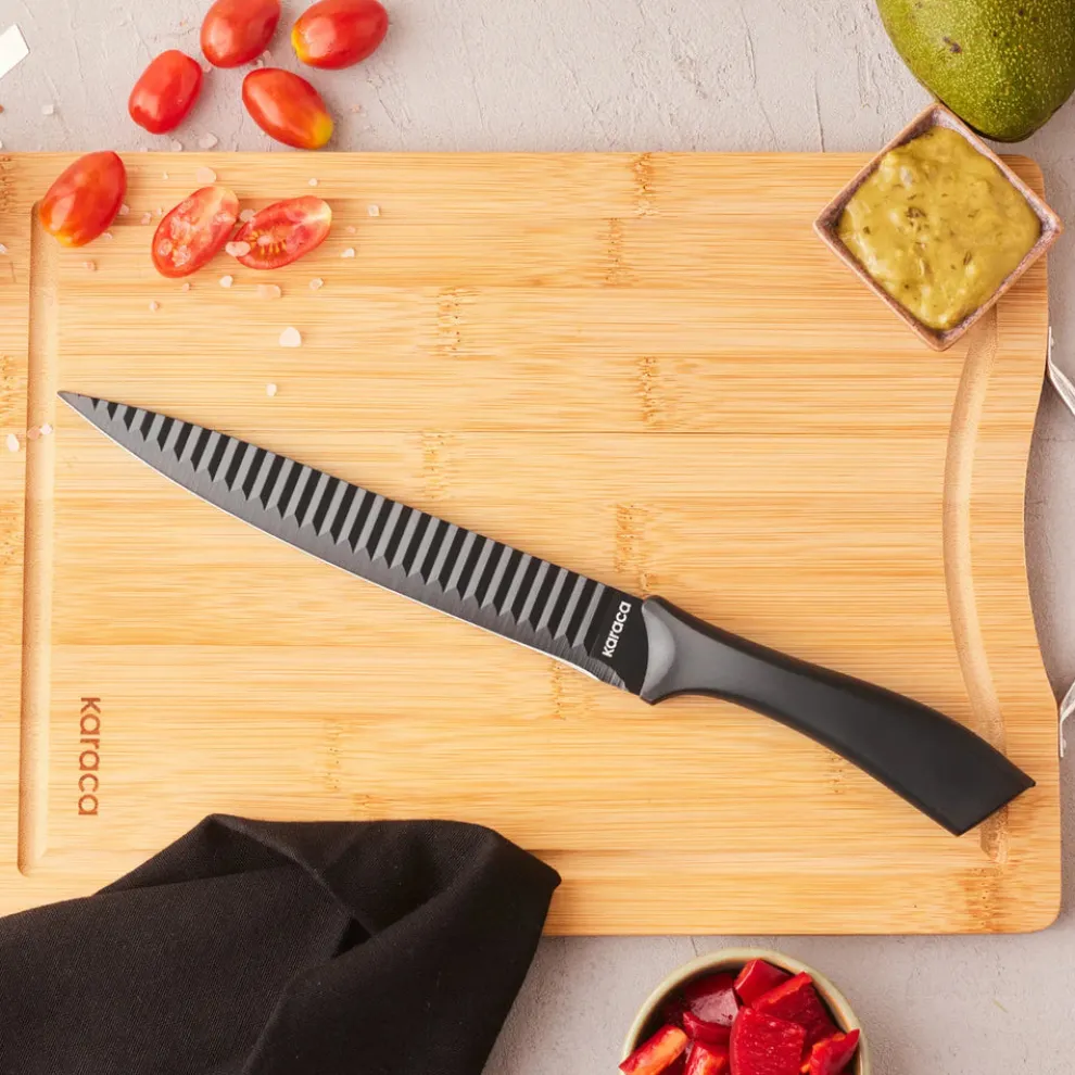 Karaca Momentum Carving Knife, 20cm, Black