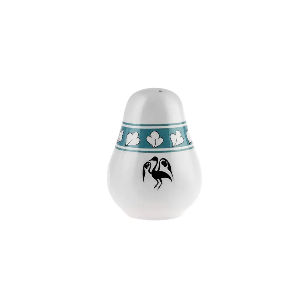 Karaca Paye Seljuk Collection Porcelain Salt Shaker, 6cm, Multi