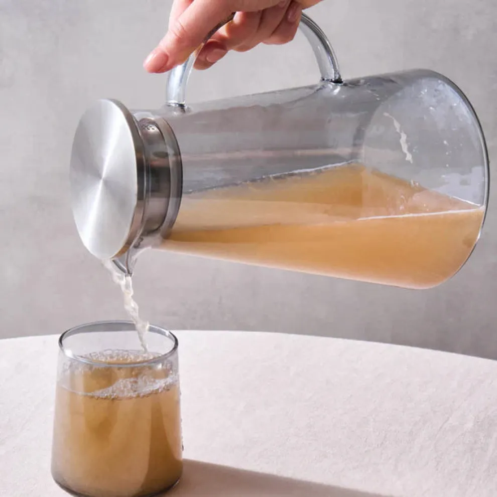 Karaca Serene 7-Piece Tumbler Glass Set, Anthracite