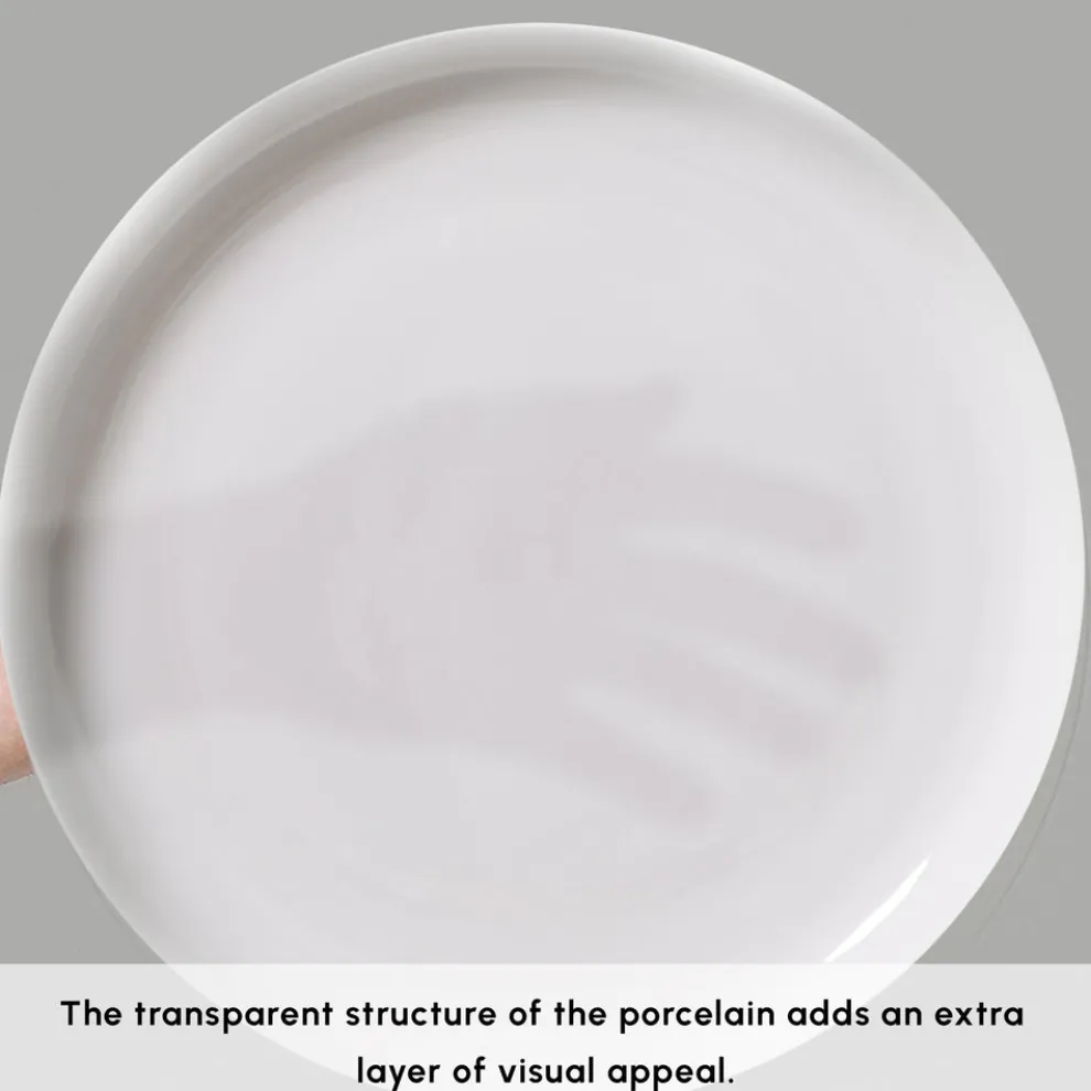 Karaca Stream Pure Favaro 38-Piece Serveware Set for 6 People, White