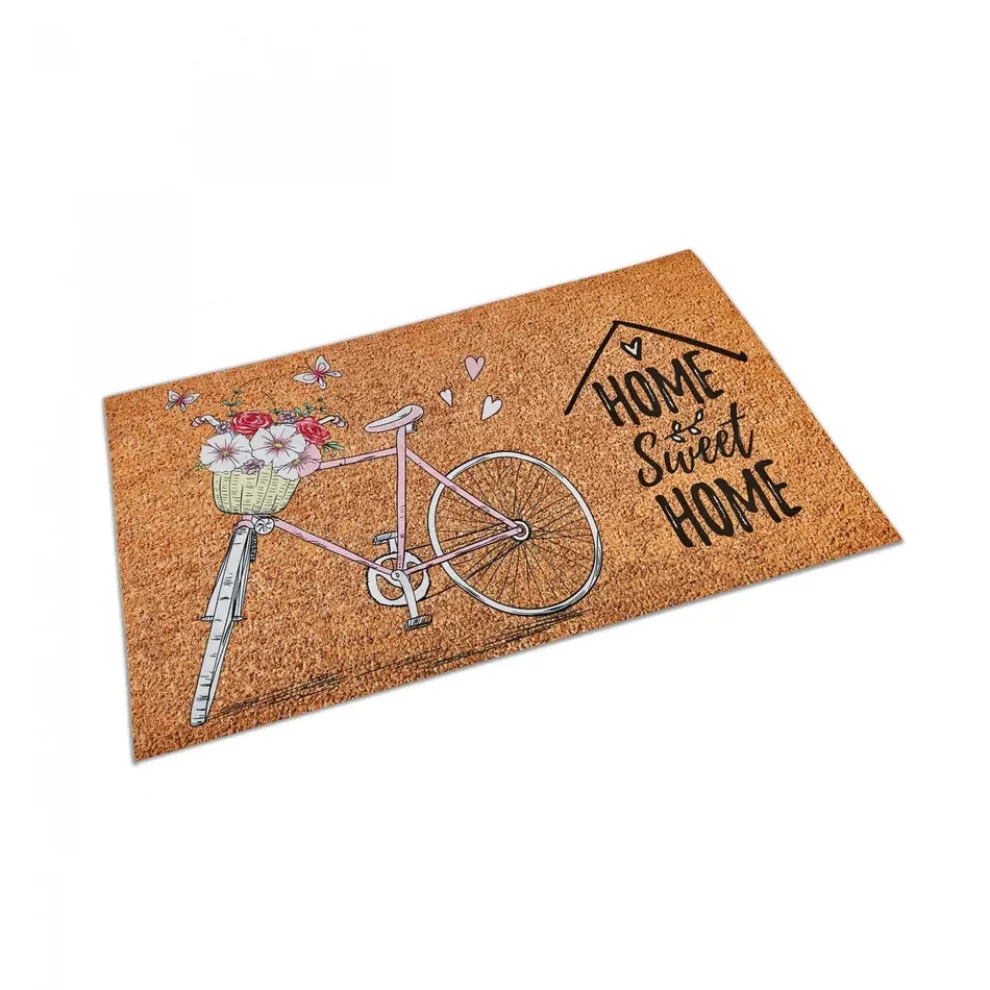 Kasmir Rugs 7/24 Bicycle Decorative Door Mat, 45cmx75cm, Multi