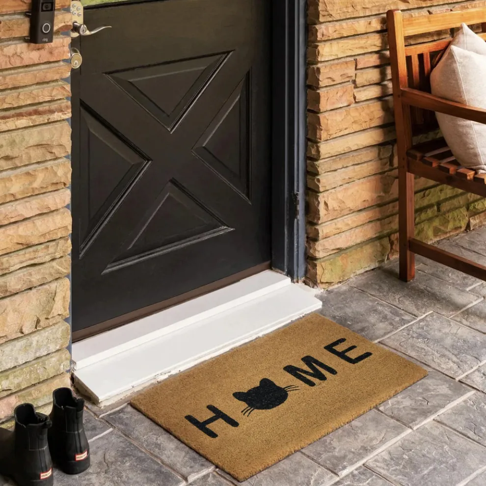 Kasmir Rugs Cat Home Coco Door Mat, 40cmx60cm, Multi