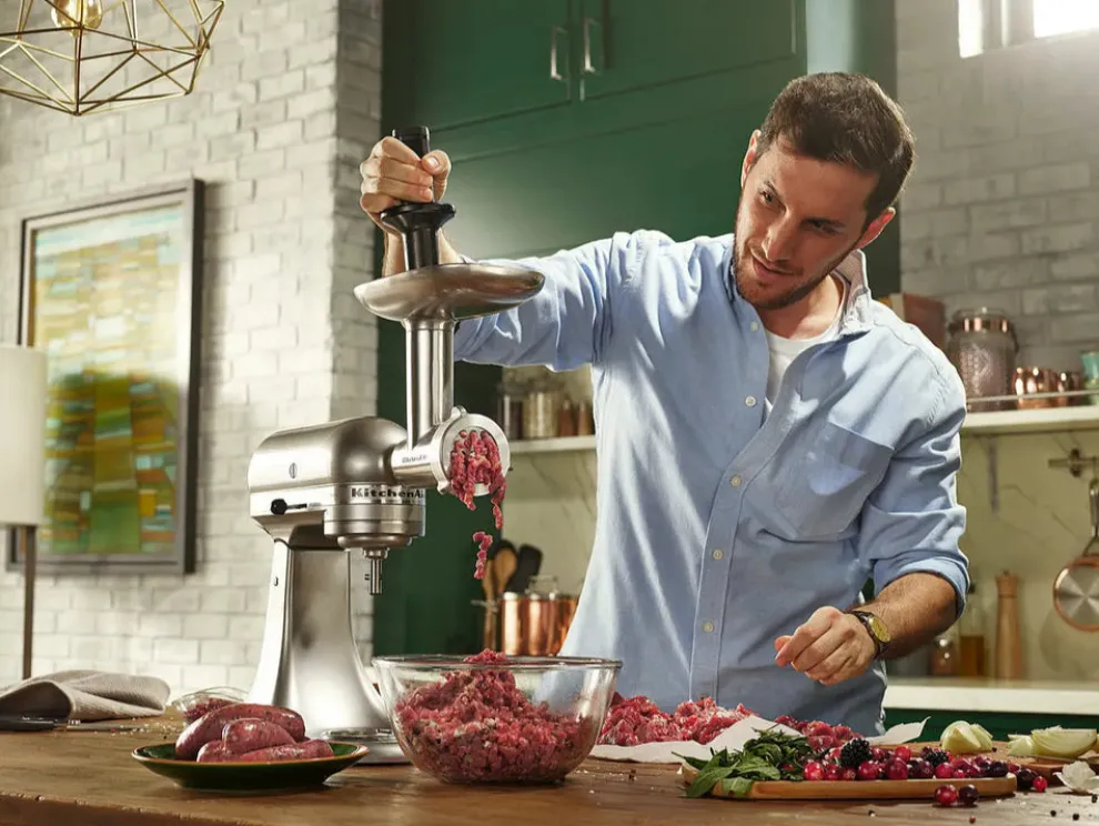 KitchenAid Artisan Premium Tilt-Head Stand Mixer, 4.8L, 300W, Medallion Silver