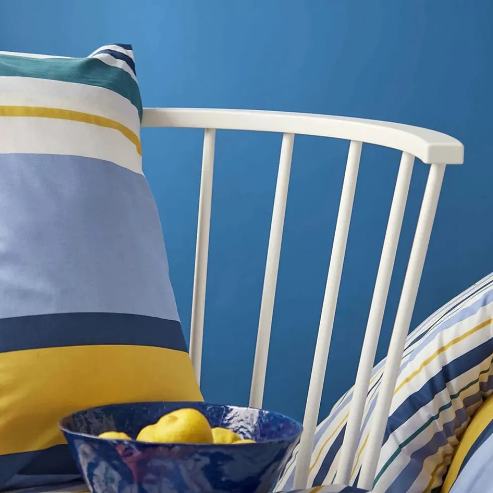 Nautica Home Dover 100% Turkish Cotton Duvet Cover Set, Super King, 260cmx220cm, Blue Multi