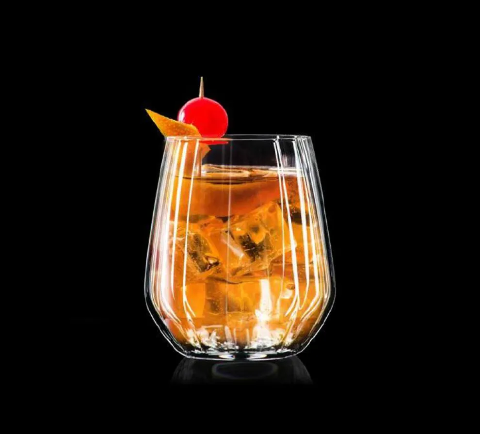 Rcr 6-Piece Optiq Highball Glass Set, 430ml, Transparent