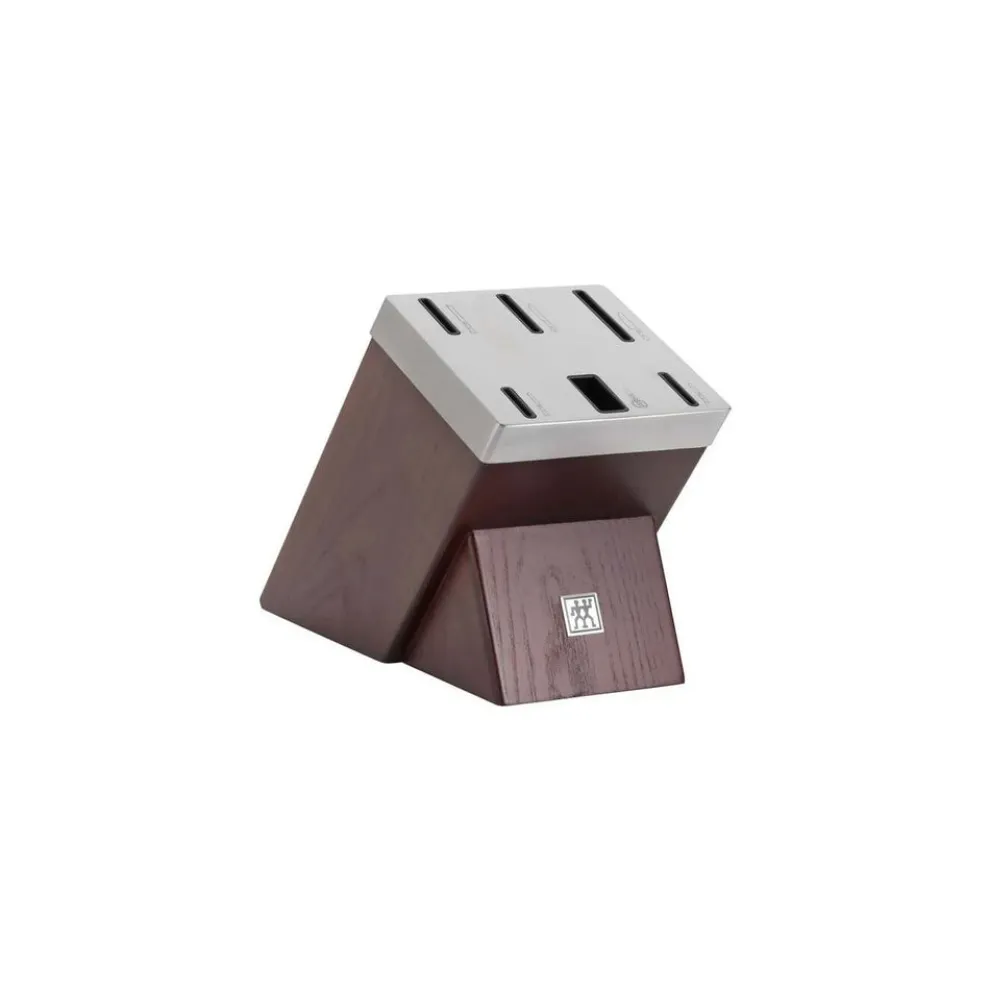 Zwilling Pro 7-Piece Knife Block Set with KiS technology, Black Silver